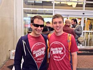 Adam Naide and myself at the convention center. Thanks for showing me a great time Adam!