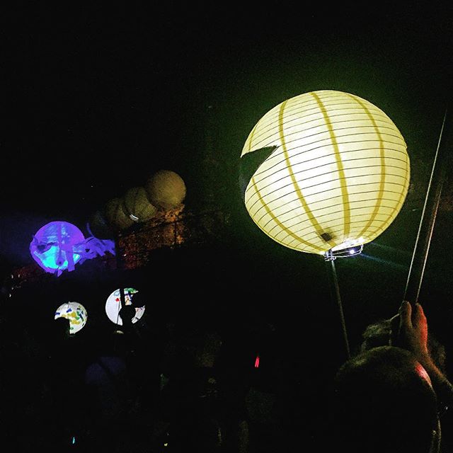 Pacman at the beltline lantern parade